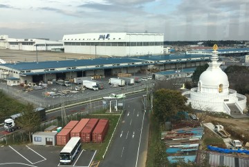 View from 5F Museum of Aeronautical Science