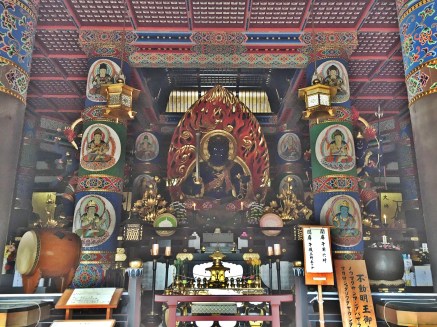 Inside the pagoda at Naritasan
