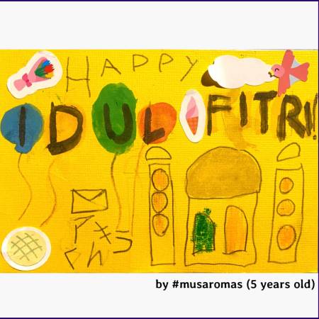 Eid Card 2020 - Drawing by Musa